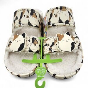 Crocs Squishmallow Cam Cozzzy Sandal Womens 9‎ Fleece Lined Slip On NEW PLS READ